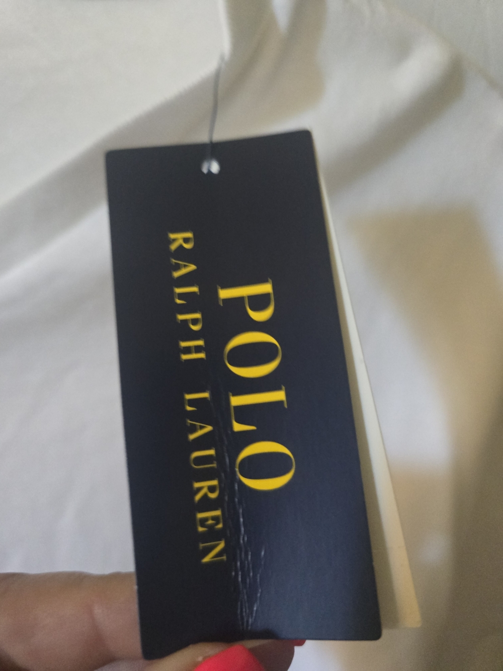 Polo by Ralph Lauren Men's White V-Neck Tee - Picture 3 of 8